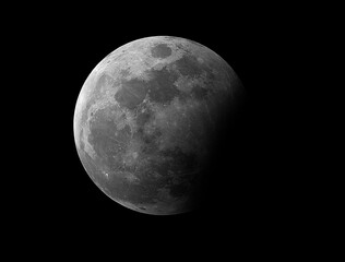 Partial lunar eclipse of october 2023, taken in the with my telescope.