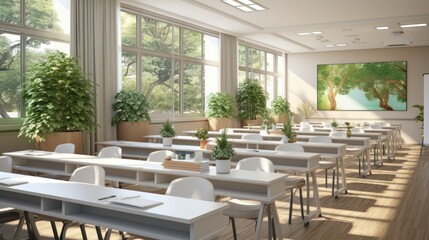 Fototapeta premium living room decorated with modren (UHD Wallpaper)