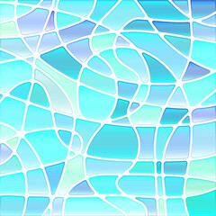 abstract vector stained-glass mosaic background