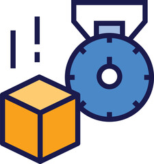 delivery time icon. express delivery icon