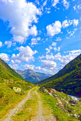 Das Lareintal, Seitental des Paznauntals in Tirol (Österreich)