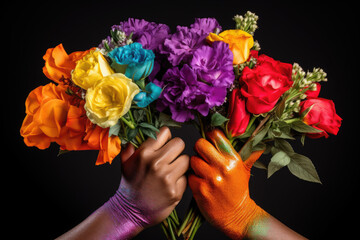 Support LGBTQ in flowers rights embrace diversity.