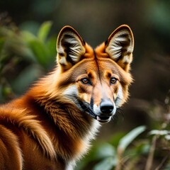 Dhole (Cuon alpinus) - Also known as the Asiatic wild dog.