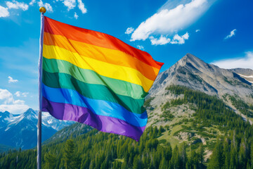 Support LGBTQ in mountain rights embrace diversity.