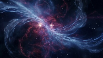 Fototapeta na wymiar Nebula Nigella's ethereal, gaseous tendrils dancing across the cosmic canvas.