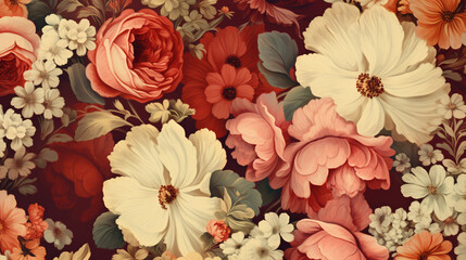 Vintage Flower Background