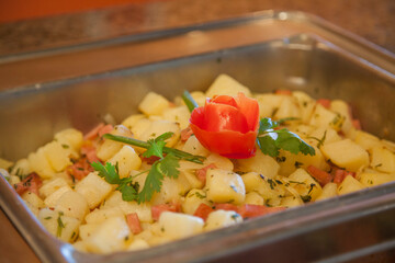 Papa al horno, Bufet Restaurante