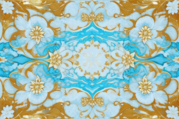 Exquisite artistry showcasing intricate details in the style of Art Nouveau, spanning the entirety of the canvas. This masterpiece, trending on ArtStation, is captured in sharp focus through a studio 