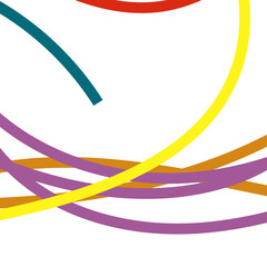 Colourful lines abstract background 