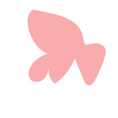 Muted red abstract shapes vector 