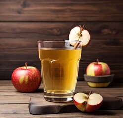 apple juice and apple