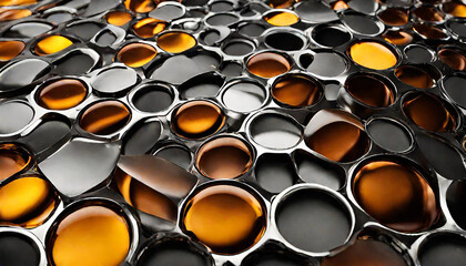 Fiery yellow burnt orange copper red brown gray black abstract background. Color gradient, ombre. Rough grainy noise grungy texture. Glow light shine. Template. Empty space. Autumn,