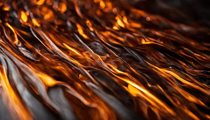 Fiery yellow burnt orange copper red brown gray black abstract background. Color gradient, ombre. Rough grainy noise grungy texture. Glow light shine. Template. Empty space. Autumn,