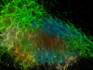 Imaginatory fractal abstract background Image