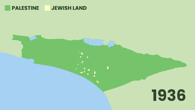 Palestine Lost of Land From Israel1917 to 2006