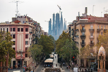 スペイン　バルセロナ　サグラダファミリア　2023年10月