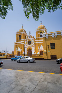 Beautiful streets of Trujillo. Peru.