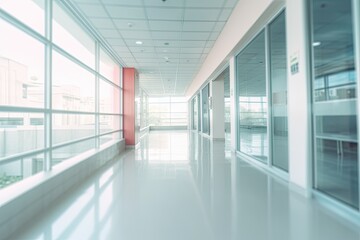 image clinic hospital corridor background blur abstract adult blue blurred blurry building tied-up care clean concept defocused doctor emergency empty floor hall hallway health inside