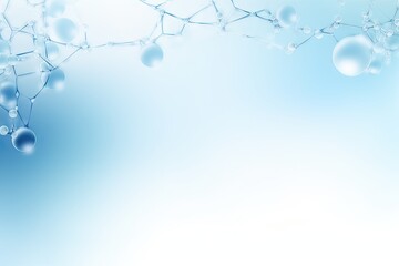 banner web molecules background gradient abstract medical blue light white biological biology blank blur blurred blurry chemical connect connection copy space design element future