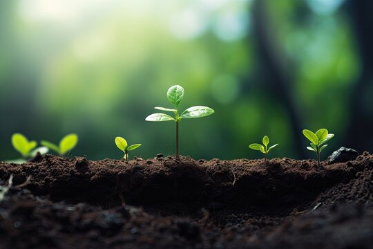 green beautiful background nature seedlings bean coffee concept trees growth abstract texture light plant pattern colours wallpaper technology blur design leaf spring bokeh summer
