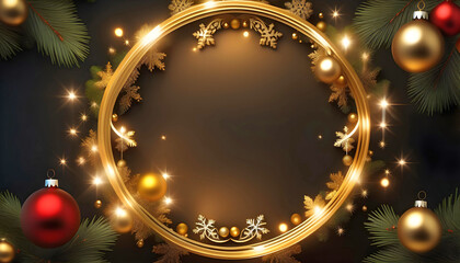 Beautiful elite Christmas background with patterns for congratulations