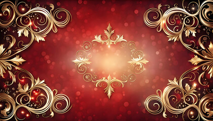 Beautiful elite Christmas background with patterns for congratulations