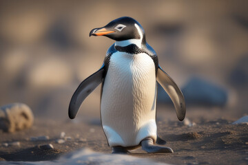 wildlife photography of a penguin