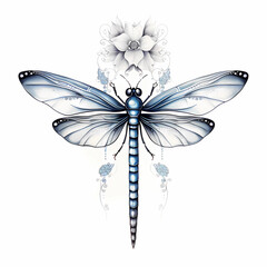 Delicate Dragonfly illustration