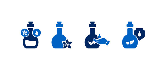 massage oil icon vector illustration. body oil icon concept.