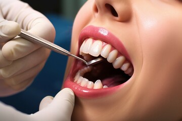 dental treatment dentist dentistry cary female health care woman clinic hand doctor people young person medicine patient mouth hygiene oral girl visit check-up orthodontic teeth surgery work