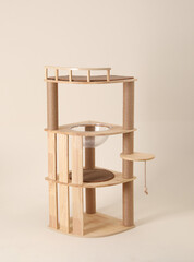 Cat Tower,Cat tree,pet cat wooden frame,cat climbing frame,indoor