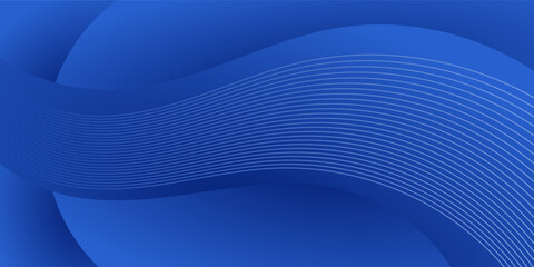 modern blue wave dynamic gradient background with lines