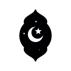 Obraz premium muslim moon ornament