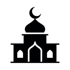 islam mosque icon illustration