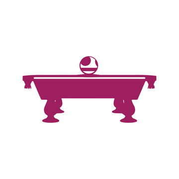 recommend clip art: A logo of snooker table icon pool table vector silhouette billiards table isolated