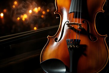 instruments musical orchestra violin fiddle instrument close up closeup cello black detail string classical music classic symphony viola violinist - obrazy, fototapety, plakaty