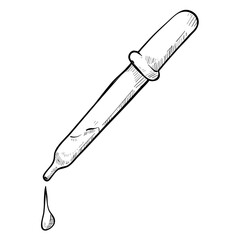 dropper hand drawn