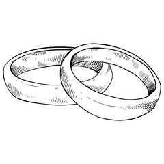 ring hand drawn