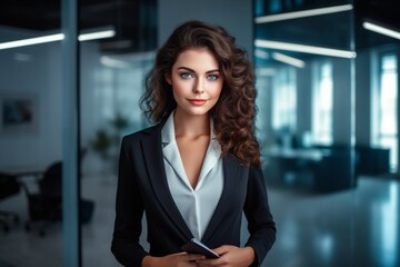 woman business modern manager office portrait female people person ceo face professional copy smile space businesswoman white caucasian cheerful cute beautiful confidence happiness