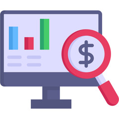 Fototapeta premium Business and Accounting flat icon set