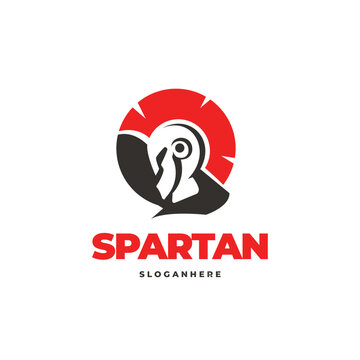 spartan modern logo vector