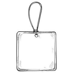 sale labels hand drawn illustration