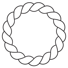 Laurel wreath isolated on white