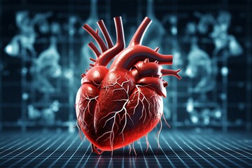 human heart beats nubes cardiology medicine medicals life health pulse blood flow circulatory anatomy test science virtual media circulation digital organ three-dimensional internal care graph exam