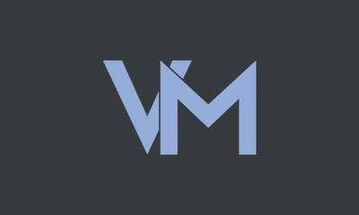 colorful, Letter V, Letter VM, Initial VM