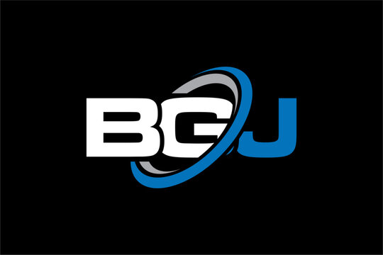 BGJ creative letter logo design vector icon illustration
