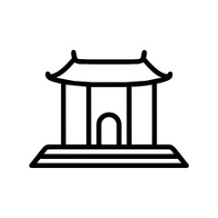 chinese palace icon design