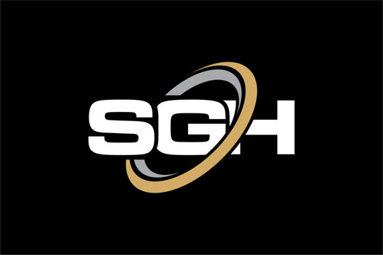 SGH creative letter logo design vector icon illustration