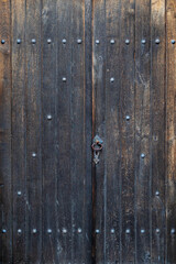 old wooden door medieval textured background