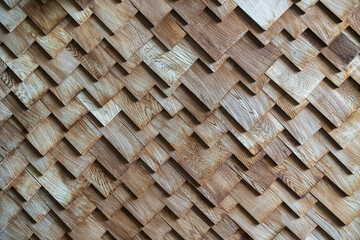 3d wooden texture modern tiled pattern wallpaper